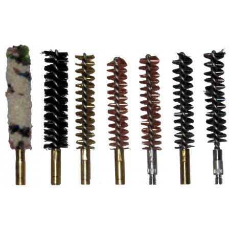 BRUSHES FROM .22 TO .45 CALIBER