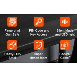 CASSETTA DI SICUREZZA PER PISTOLA DA PARETE